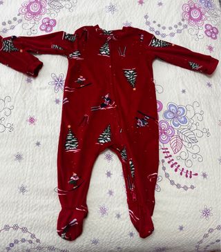 2 Pijamas Navidad Bebé 6-9 Meses ideal para gemelo