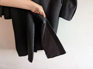 Cappotto di Lana Nero Zara