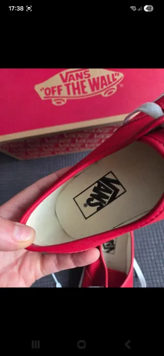 Vans Rojas Talla 39