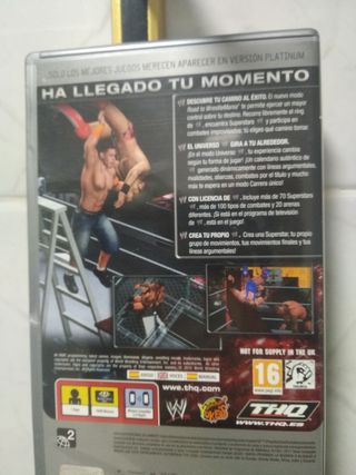 Juego PSP SmackDown VS raw wwe