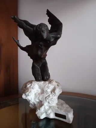 Escultura Josep Bofill Vintage Metal y Piedra