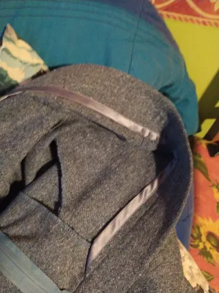 Pantaloni Sorelle Collection Lana 100% Grigio