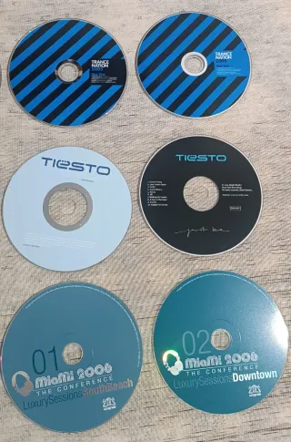Lote Dj. Tiesto, Techno, House, Etc en 23 CD + 2 D