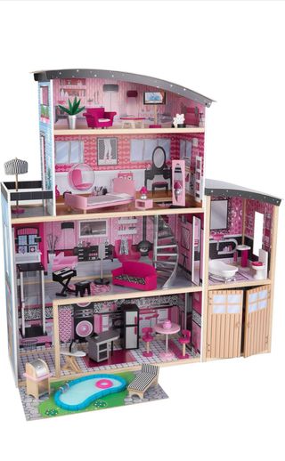 Casa de muñecas de madera 132cm