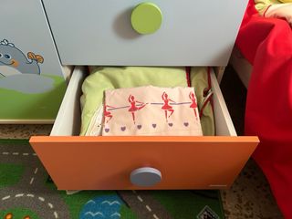 Mueble cambiador bebé con cajones