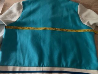 Giacca bomber stile college azzurra donna Lumina