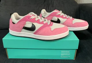Zapatillas Nike SB Alleyoop Rosa y Blanco