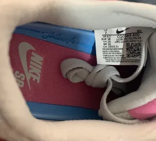 Zapatillas Nike SB Alleyoop Rosa y Blanco