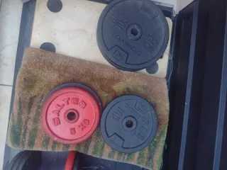 Discos de pesas 5kg, de 28mm diámetro agujero