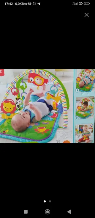 Alfombra Gimnasio Bebé Desarrollo Psicomotor