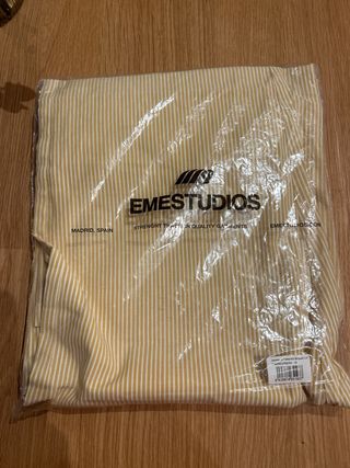 Pantalón EmeStudios Rayas Blancas y Amarillas