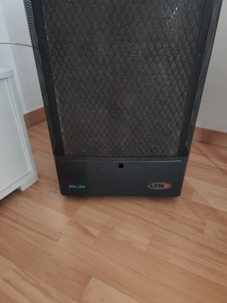 Estufa de gas Lynx Negra y Azul