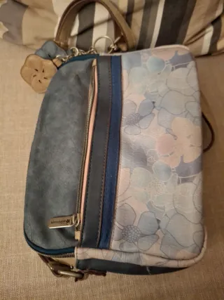 Bolso Kimmidoll Azul y Beige