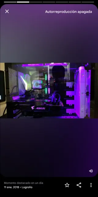 PC Gaming i7-8700K + GTX 1080 16GB RAM Monitor24"