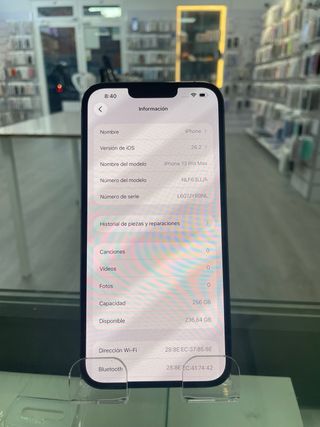 iPhone 13 Pro Max 256GB Gris - 1 Año Garantía