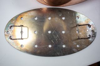 Pesciera Vintage Rame Inox con Grata e coperchio