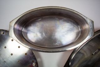 Pesciera Vintage Rame Inox con Grata e coperchio