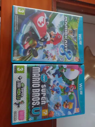 Mario Kart 8 y Super Mario Bros. U Wii U