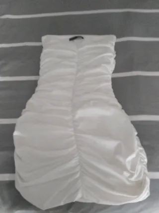 Falda cargo vaquera beige y negra