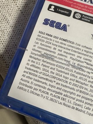 Metaphor: ReFantazio PS5 Precintado