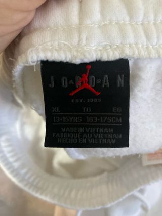 Pantalón Nike Jordan Blanco