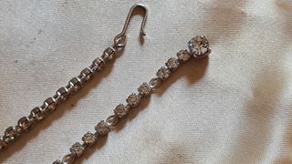 Collana vintage con strass