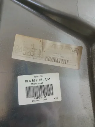 Elevalunas Eléctricos Ibiza/Córdoba 6L Delanteros