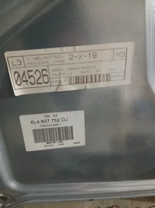 Elevalunas Eléctricos Ibiza/Córdoba 6L Delanteros