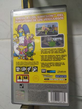 Juego PSP los Simpsons