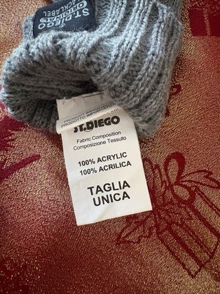 Guanti ST. DIEGO grigi in lana