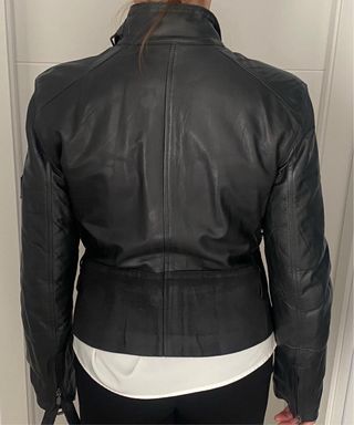 Cazadora Belstaff Piel Mujer Talla 42  S Negra