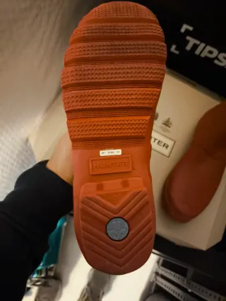 Botas Hunter Mujer Rojas Talla 40