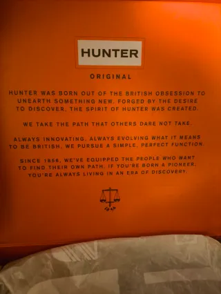 Botas Hunter Mujer Rojas Talla 40