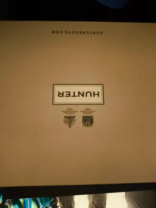 Botas Hunter Mujer Rojas Talla 40