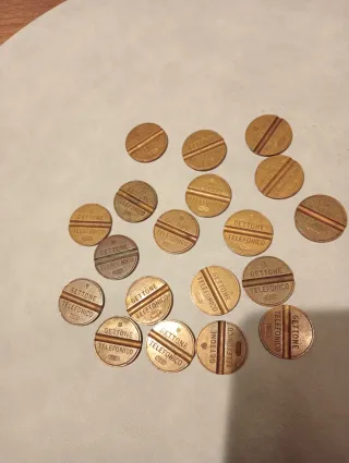 Gettoni telefonici vari