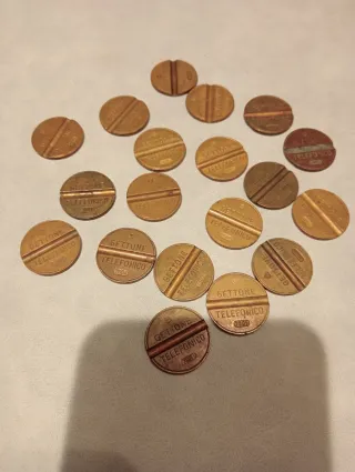 Gettoni telefonici vari