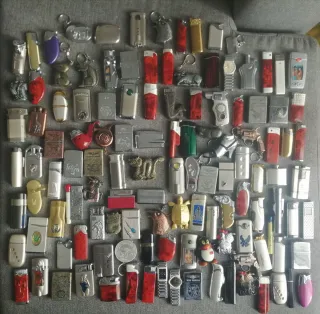 Lote 122 Isqueiros Recarregáveis Variados