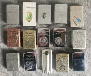 Lote 122 Isqueiros Recarregáveis Variados