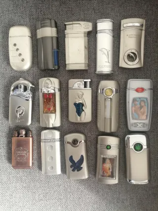 Lote 122 Isqueiros Recarregáveis Variados