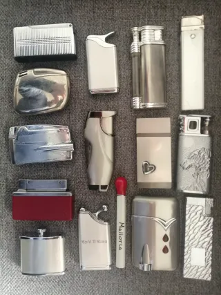 Lote 122 Isqueiros Recarregáveis Variados