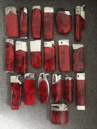 Lote 122 Isqueiros Recarregáveis Variados