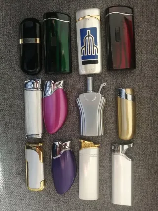 Lote 122 Isqueiros Recarregáveis Variados