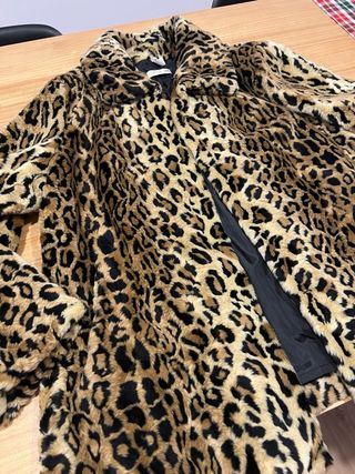 Abrigo estampado leopardo Couture Line