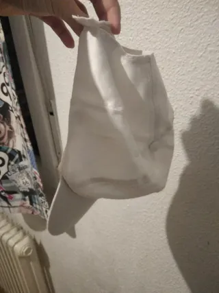 Gorra blanca evento bici Trial Bike City