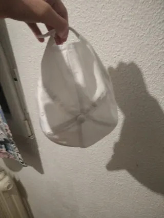 Gorra blanca evento bici Trial Bike City