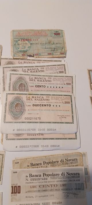 110 buoni ssegni + 1 Lira Luogotenenza 1944