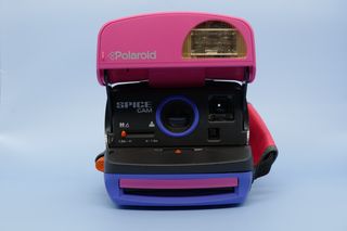 Cámara Polaroid Spice Cam Rosa y Morado