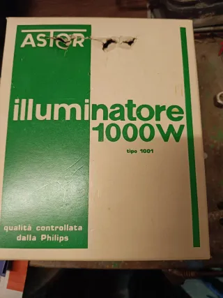 Illuminatore Astor 1000W Tipo 1001 anni '70
