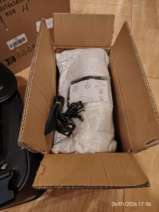 Alforja Honda Rebel Negra Cuero.