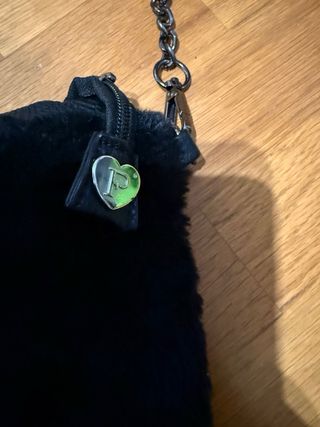 Borsa Orsetto Nera con Catena